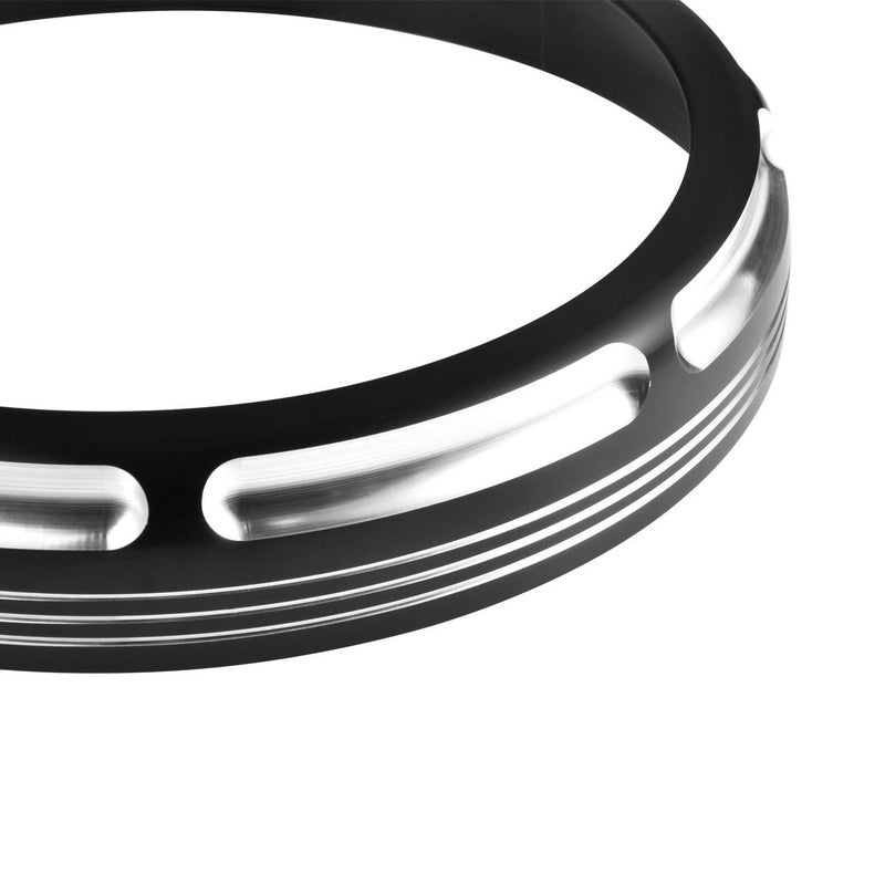 AQIMY Motorcycle 7" Burst Headlight Headlamp Trim Ring For Harley Touring Street Glide Road King Electra Glide 2006-2018 - Image 4